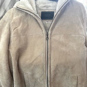 Avanti fur/ leather jacket, like new! Sz. L